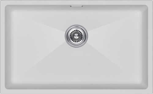 Кухонная мойка Paulmark LUMI 74UNI LU74-WH 75х45 цвет белый